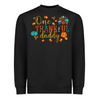 Black one thankful daddy Heavyweight Sweatshirt - JahusDesignShop