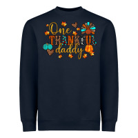 Navy one thankful daddy Heavyweight Sweatshirt - JahusDesignShop