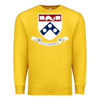 Lemon upenn shield with banner Premium Sweatshirt - linhVisuals