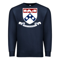 Navy upenn shield with banner Premium Sweatshirt - linhVisuals