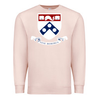 Pale Pink upenn shield with banner Premium Sweatshirt - linhVisuals