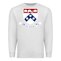 Oatmeal Heather upenn shield with banner Premium Sweatshirt - linhVisuals