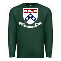 Sports Green upenn shield with banner Premium Sweatshirt - linhVisuals