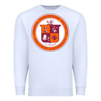 White virginia tech seal Premium Sweatshirt - linhVisuals