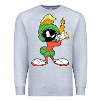 Heather Grey marvin the martian looney Premium Sweatshirt - linhVisuals