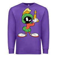 Purple marvin the martian looney Premium Sweatshirt - linhVisuals