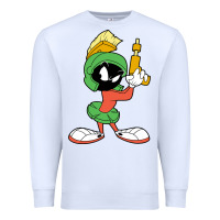 White marvin the martian looney Premium Sweatshirt - linhVisuals
