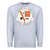 Heather Grey college of occidental Premium Sweatshirt - linhVisuals