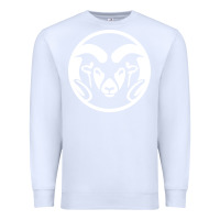 White colorado state rams Premium Sweatshirt - linhVisuals