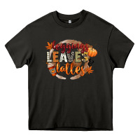 Asphalt leaves and lattes Heavy Core Tee - CowGirlArtShop