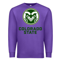 Purple colorado state rams Premium Sweatshirt - linhVisuals