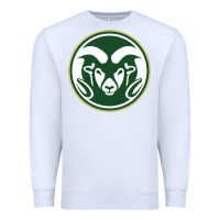 White colorado state rams Premium Sweatshirt - linhVisuals