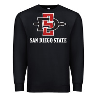 Black san diego state aztecs Premium Sweatshirt - linhVisuals