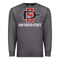 Charcoal Heather san diego state aztecs Premium Sweatshirt - linhVisuals
