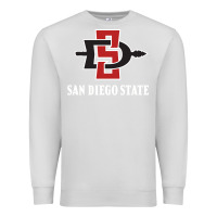 Dove Grey san diego state aztecs Premium Sweatshirt - linhVisuals