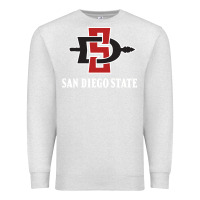 Oatmeal Heather san diego state aztecs Premium Sweatshirt - linhVisuals