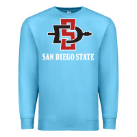 Ocean Blue san diego state aztecs Premium Sweatshirt - linhVisuals