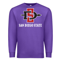 Purple san diego state aztecs Premium Sweatshirt - linhVisuals