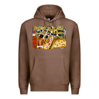 Chestnut feed me street food and tell me im pretty Premium Hoodie - RacoonDesign