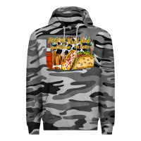 Slate Camo feed me street food and tell me im pretty Premium Hoodie - RacoonDesign
