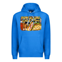 True Royal feed me street food and tell me im pretty Premium Hoodie - RacoonDesign