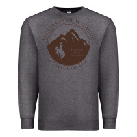 Charcoal Heather university of wyoming cowboys Premium Sweatshirt - linhVisuals