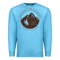Ocean Blue university of wyoming cowboys Premium Sweatshirt - linhVisuals