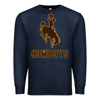 Navy university of wyoming cowboys Premium Sweatshirt - linhVisuals
