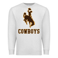Oatmeal Heather university of wyoming cowboys Premium Sweatshirt - linhVisuals