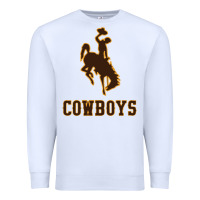 White university of wyoming cowboys Premium Sweatshirt - linhVisuals