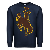 Navy university of wyoming cowboys Premium Sweatshirt - linhVisuals