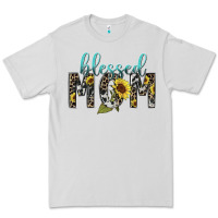 Dove Grey Blessed mom sunflower mother's day Premium Tee - HowdyJamesFarm
