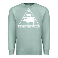 Seafoam the real food pyramid carnivore Premium Sweatshirt - linhVisuals