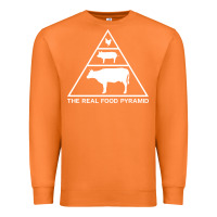 Carrot the real food pyramid carnivore Premium Sweatshirt - linhVisuals