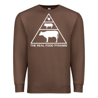The Real Food Pyramid Carnivore Premium Sweatshirt | Teevron