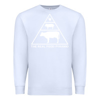 White the real food pyramid carnivore Premium Sweatshirt - linhVisuals