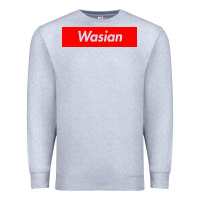 Heather Grey wasian Premium Sweatshirt - linhVisuals