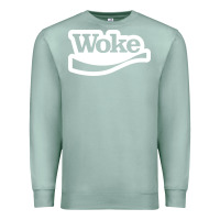 Seafoam Woke Premium Sweatshirt - linhVisuals