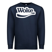 Navy Woke Premium Sweatshirt - linhVisuals