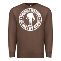 Chestnut Wounded Warrior No One Left Behind War Veteran Premium Sweatshirt - linhVisuals