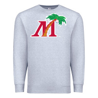 Heather Grey fort myers miracle Premium Sweatshirt - linhVisuals
