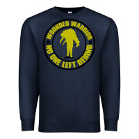 Navy Wounded Warrior No One Left Behind War Veteran Premium Sweatshirt - linhVisuals