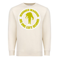 Sandshell Wounded Warrior No One Left Behind War Veteran Premium Sweatshirt - linhVisuals