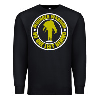 Black Wounded Warrior No One Left Behind War Veteran Premium Sweatshirt - linhVisuals