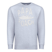 Heather Grey papa roach Premium Sweatshirt - linhVisuals