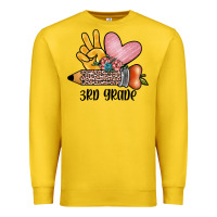 Lemon peace love 3rd grade Premium Sweatshirt - JahusDesignShop