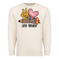 Sandshell peace love 3rd grade Premium Sweatshirt - JahusDesignShop