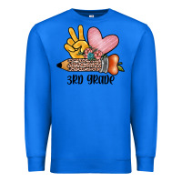 True Royal peace love 3rd grade Premium Sweatshirt - JahusDesignShop