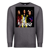 Charcoal Heather The warning Premium Sweatshirt - linhVisuals