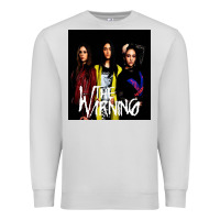 Dove Grey The warning Premium Sweatshirt - linhVisuals